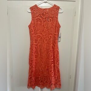 Nanette Lenore Orange Floral Dress